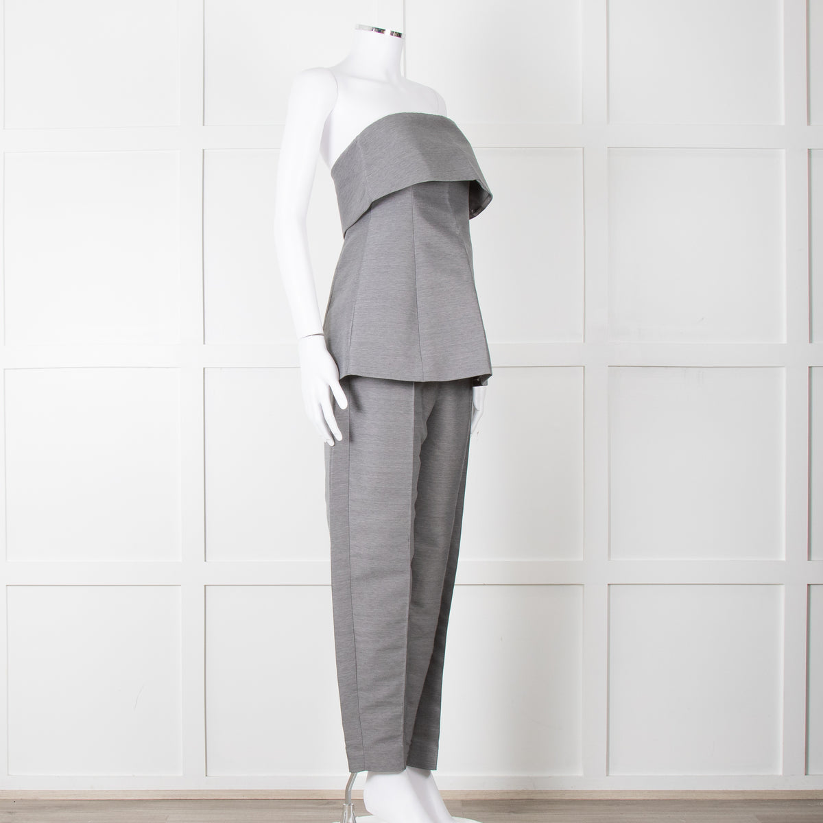 Toteme Grey Tailored Trousers