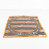 Burberry Beige Icon Stripe Logo Graphic Square Silk Scarf