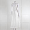 ME + EM White Sleeveless Cotton Long Dress