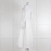ME + EM White Sleeveless Cotton Long Dress
