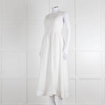 ME + EM White Sleeveless Cotton Long Dress