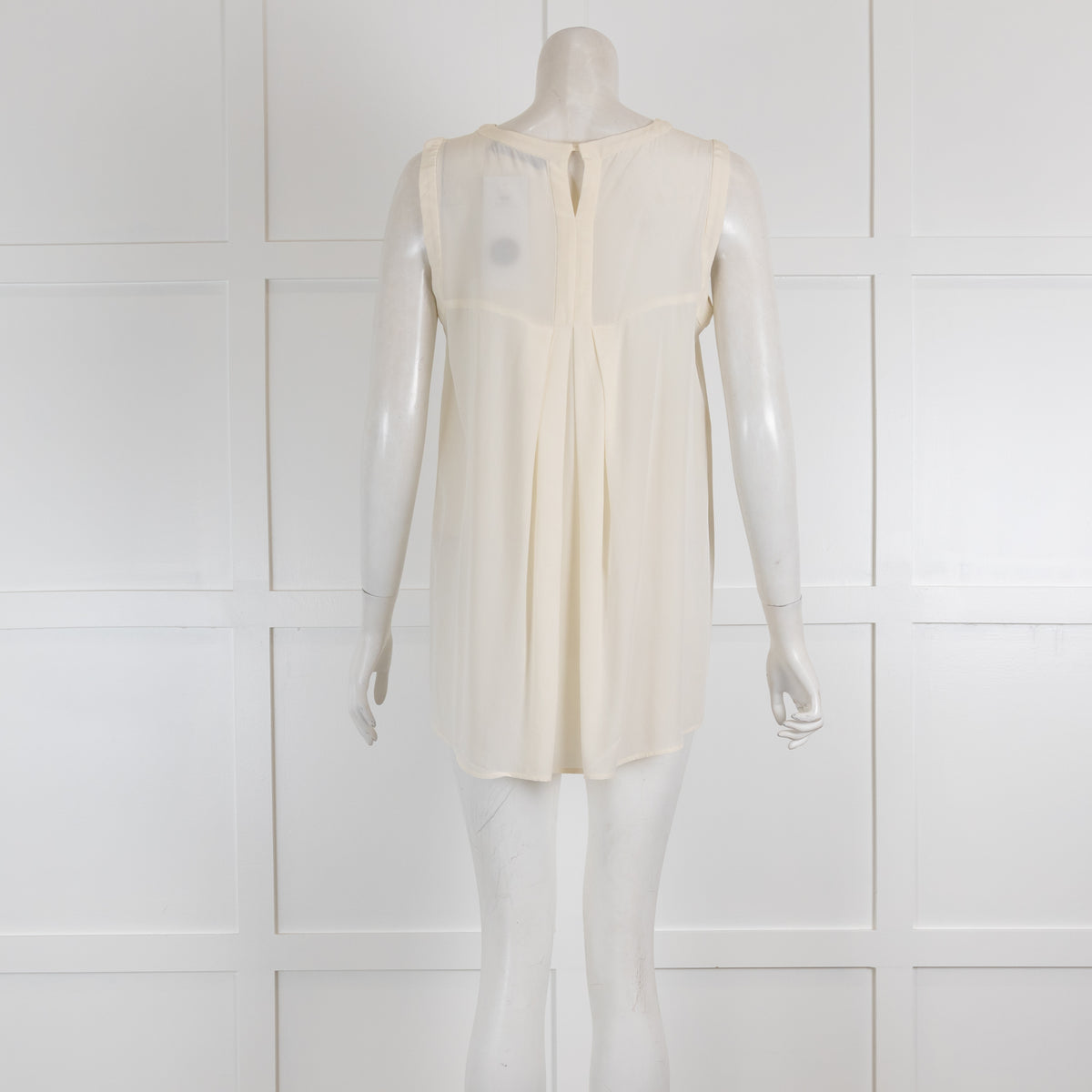 Marella Cream Silky Vest Top