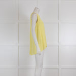 Marella Yellow Silky Vest Top