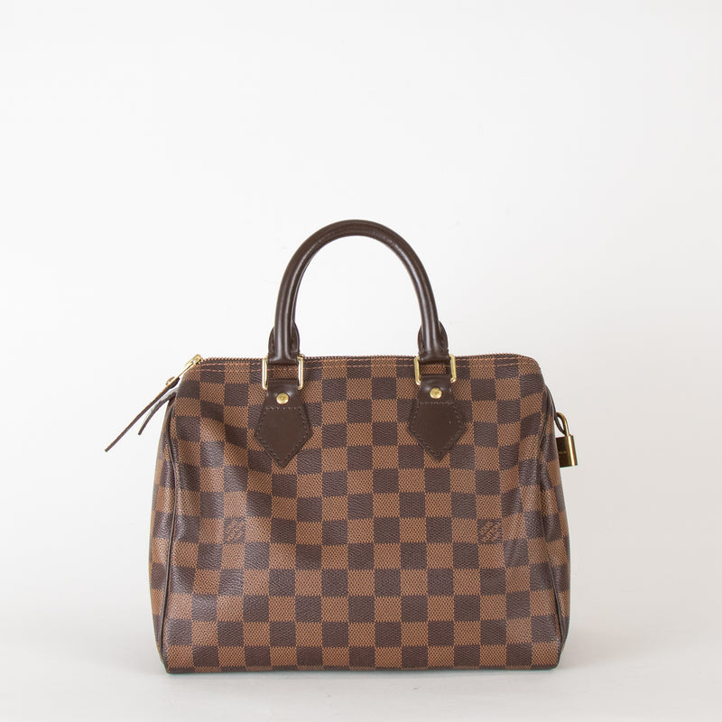 Louis Vuitton Brown Speedy 25 Bag