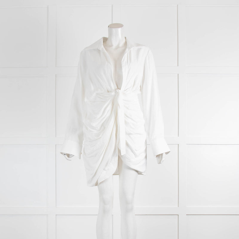 Jacquemus White Bahia Shirt Dress