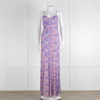 LoveShackFancy Lilac Green Floral Sleeveless Maxi Dress