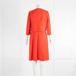 Piazza Sempione Red Sleeveless Occasion Dress And Jacket