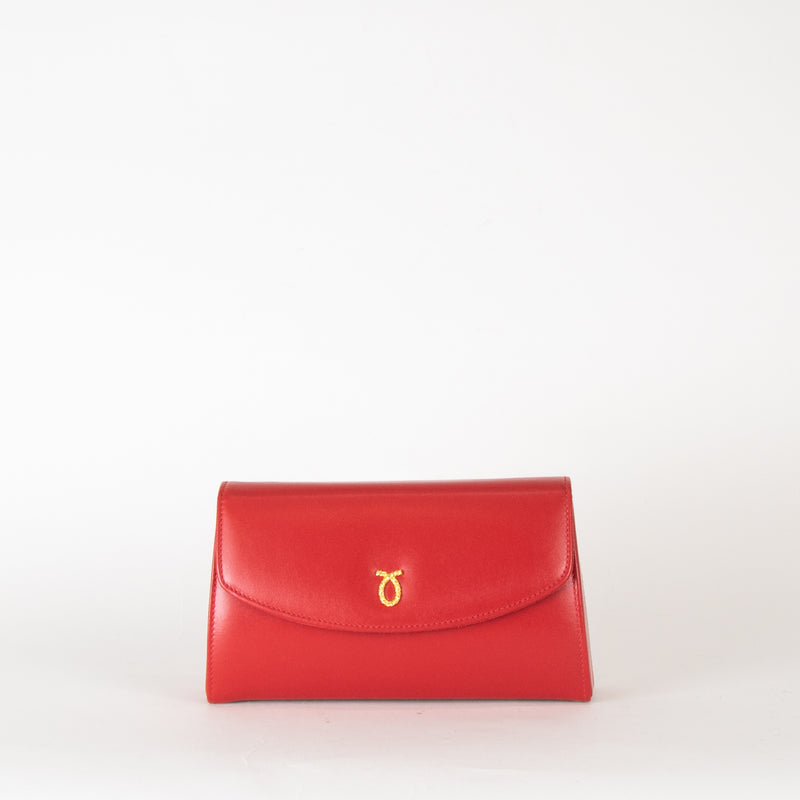 Launer London Red Tosca Coronation Special Bag