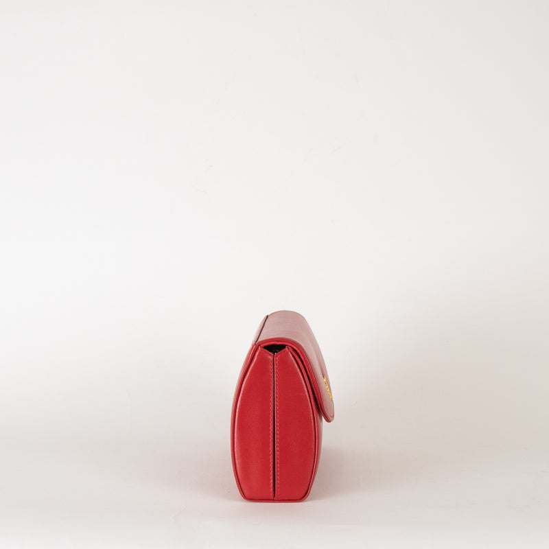 Launer London Red Tosca Coronation Special Bag