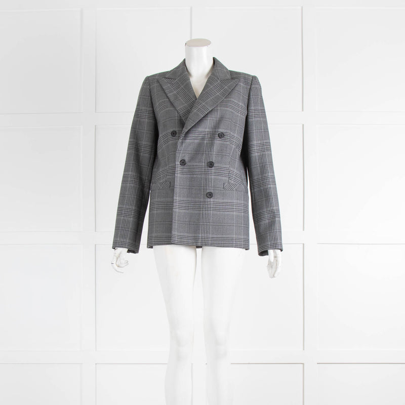 Tara Jarmon Grey Prince of Wales Check Blazer