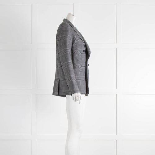 Tara Jarmon Grey Prince of Wales Check Blazer