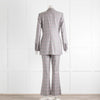 Escada Prince of Wales Check Pink Accented Suit