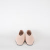 Jil Sander Pale Pink Leather Square Toes Flat Pumps