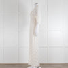 Ba&sh Cream Crochet Lace Long Dress