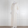Ba&sh Cream Crochet Lace Long Dress