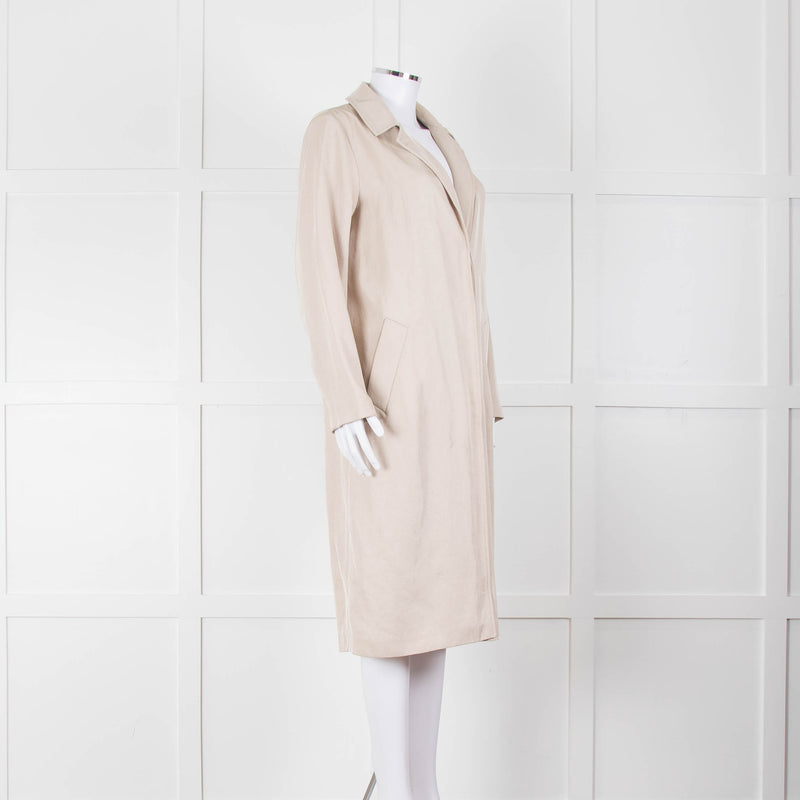 Sandro Beige Unstructured Trench Coat
