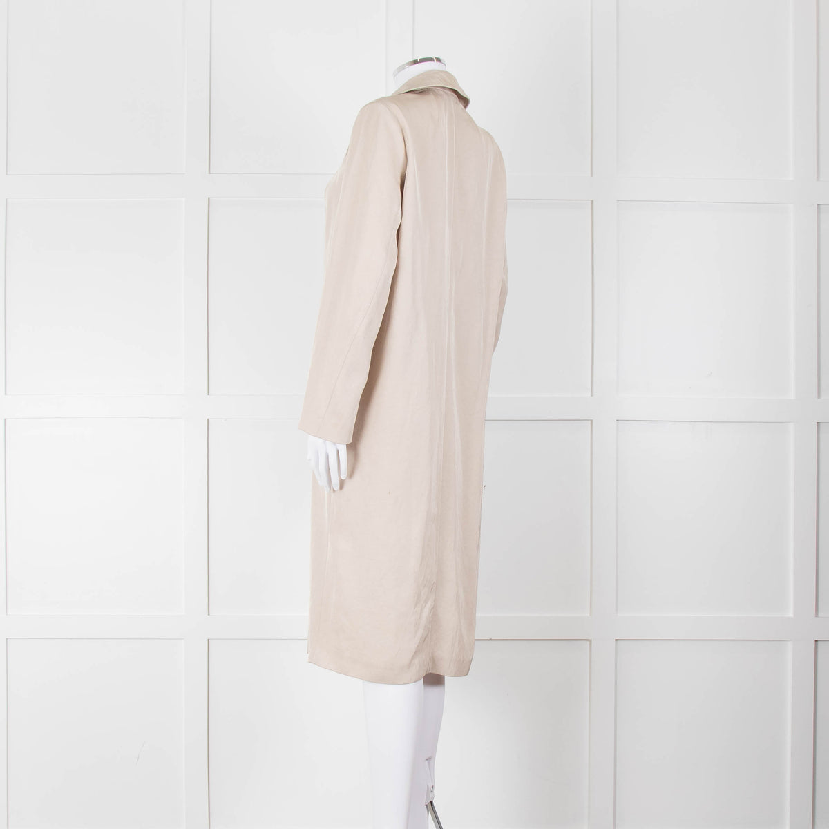 Sandro Beige Unstructured Trench Coat