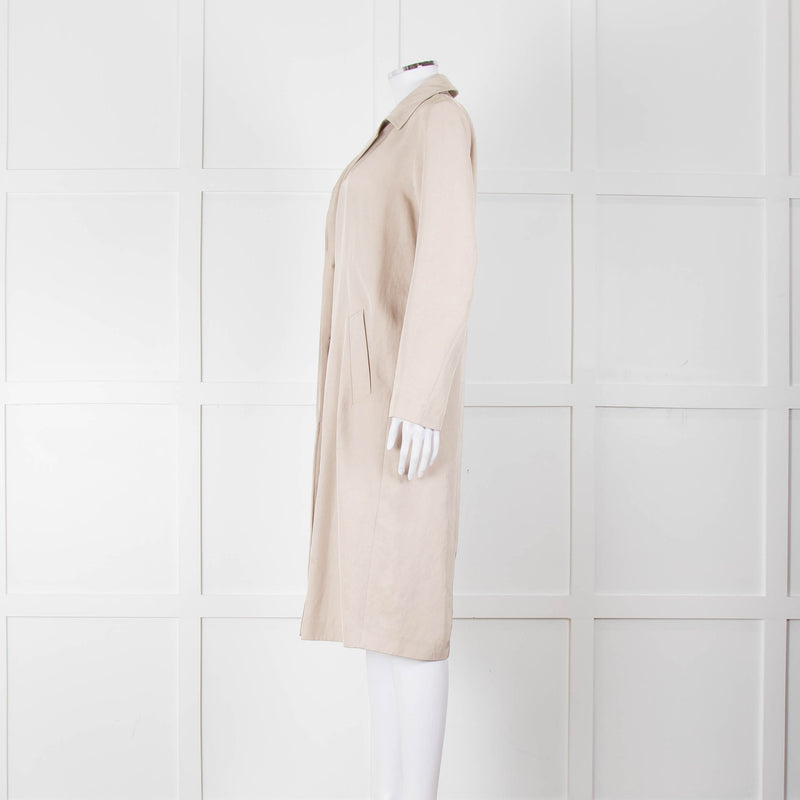 Sandro Beige Unstructured Trench Coat