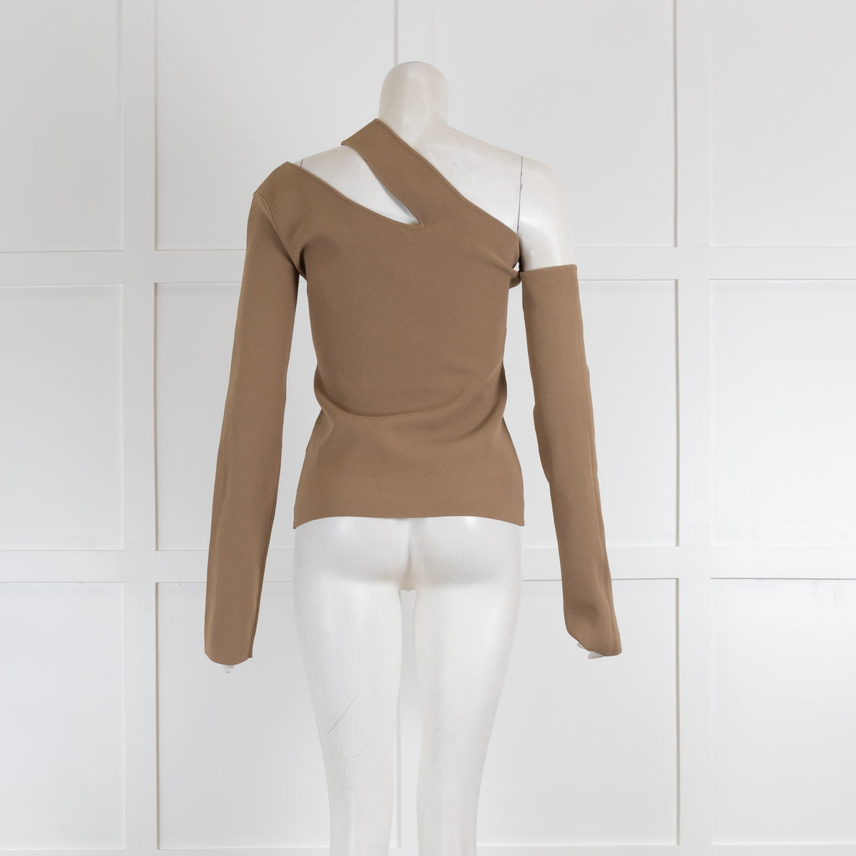 Nanushka Stretch Knit Off Shoulder Top