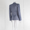 Veronica Beard Blue Linen Blend Blazer Jacket