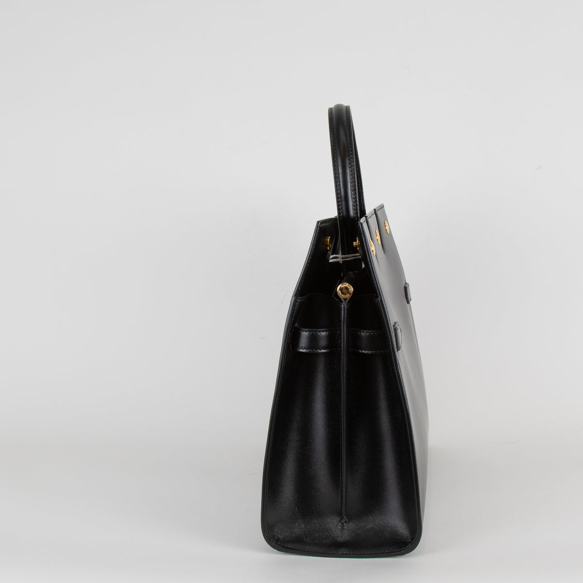 Burberry Black Medium Title Tote Bag