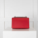 Alexander McQueen  Red Sculptural Knuckleduster Shoulder Bag