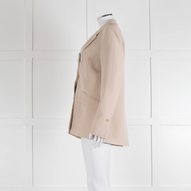 Holzweiler Neutral Split Back Front Pocket Detail Jacket