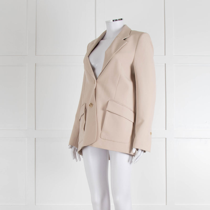 Holzweiler Neutral Split Back Front Pocket Detail Jacket
