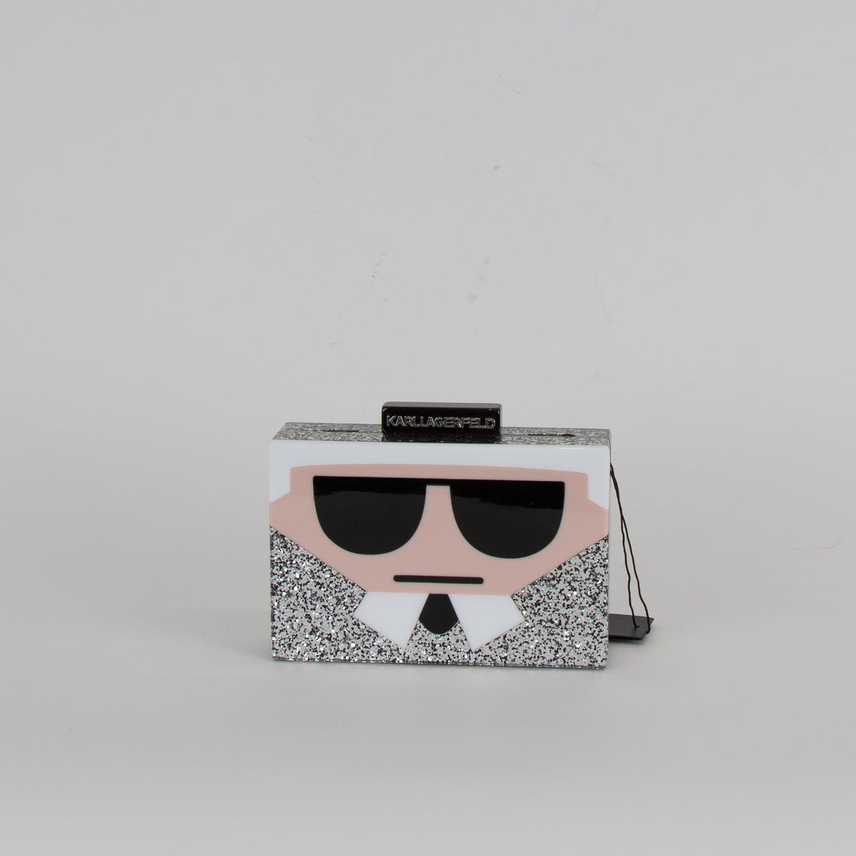 Karl Lagerfeld Glitter Box Clutch