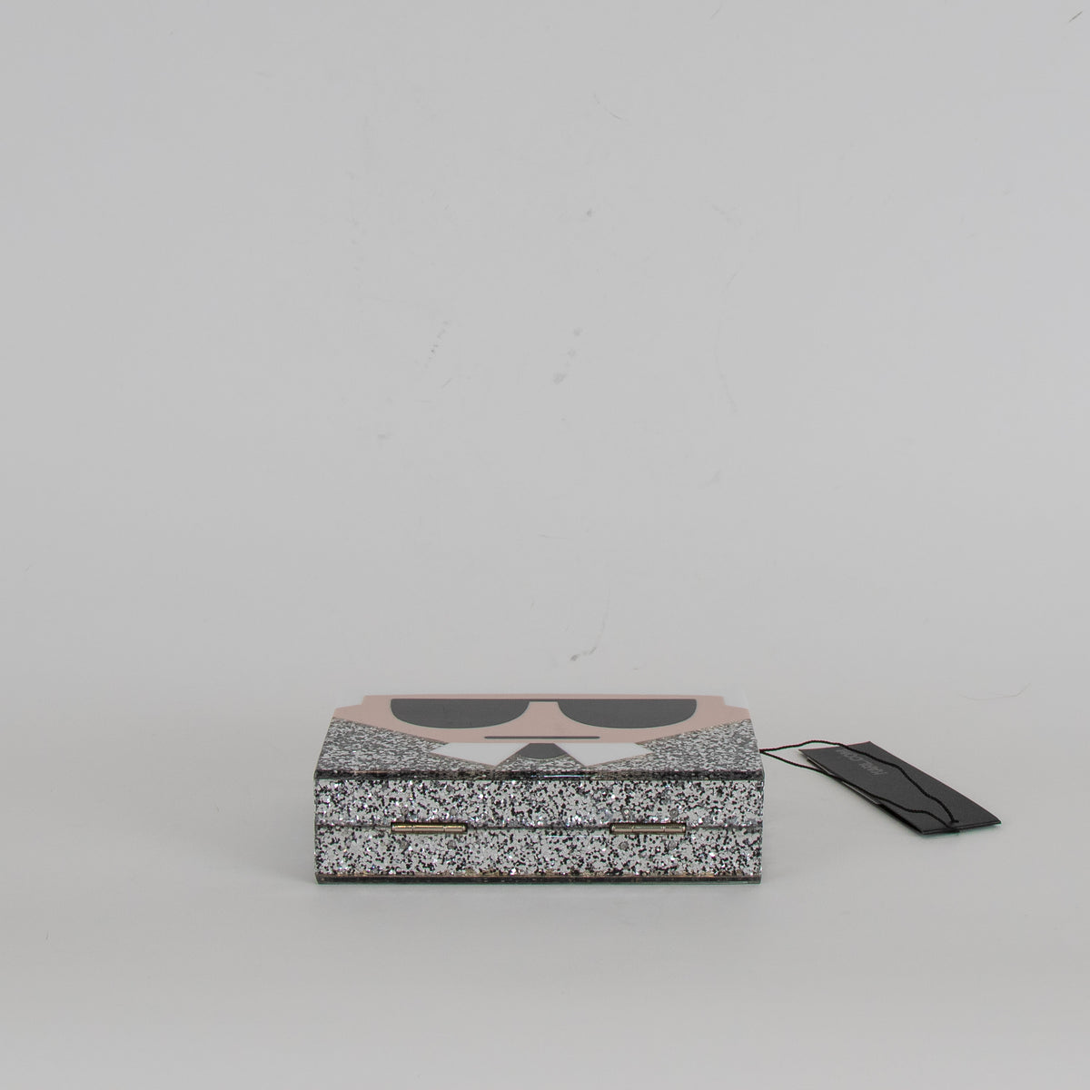 Karl Lagerfeld Glitter Box Clutch