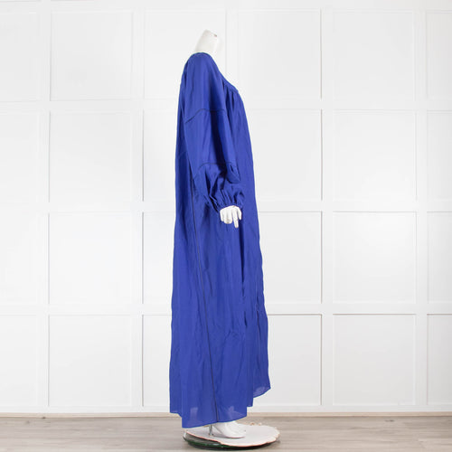 Matteau Cobalt Blue Voluminous Folk Dress