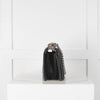 Chanel Black Velvet Ruthenium Chain Small Flap Boy Handbag