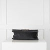 Chanel Black Velvet Ruthenium Chain Small Flap Boy Handbag