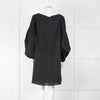 Merlette Black Cotton Smock Sleeve Tunic Dress