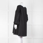 Merlette Black Cotton Smock Sleeve Tunic Dress