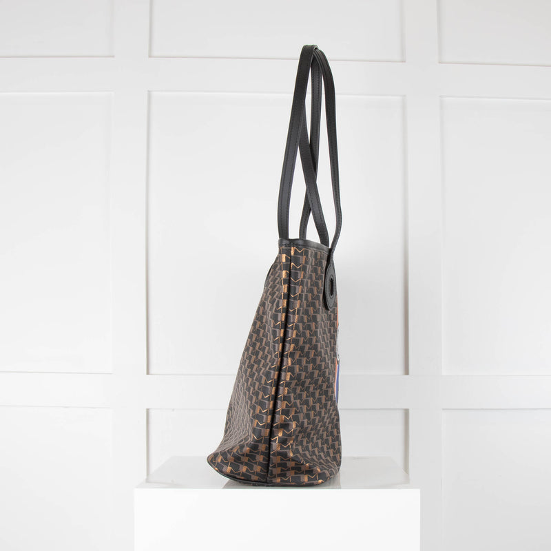 Moynat Paris Oh! Tote Ruban MM in Carbon Bronze