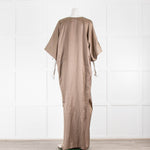 Raey Light Brown Long Day Kaftan Dress