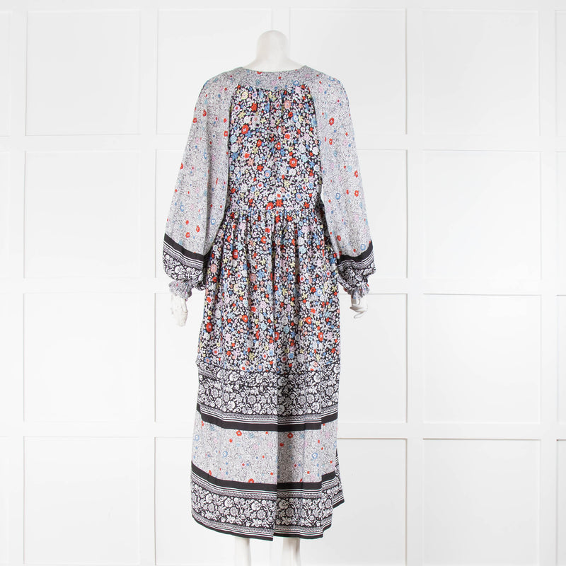 See By Chloe Janis Patchwork Floral Dress