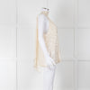 Galvan London Cream Sequin Halter Neck Top