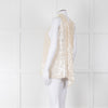 Galvan London Cream Sequin Halter Neck Top