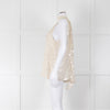 Galvan London Cream Sequin Halter Neck Top