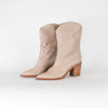 Gianvito Rossi Nude Cowboy Ankle Boots