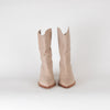 Gianvito Rossi Nude Cowboy Ankle Boots