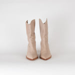 Gianvito Rossi Nude Cowboy Ankle Boots