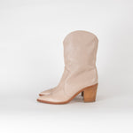 Gianvito Rossi Nude Cowboy Ankle Boots
