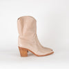 Gianvito Rossi Nude Cowboy Ankle Boots