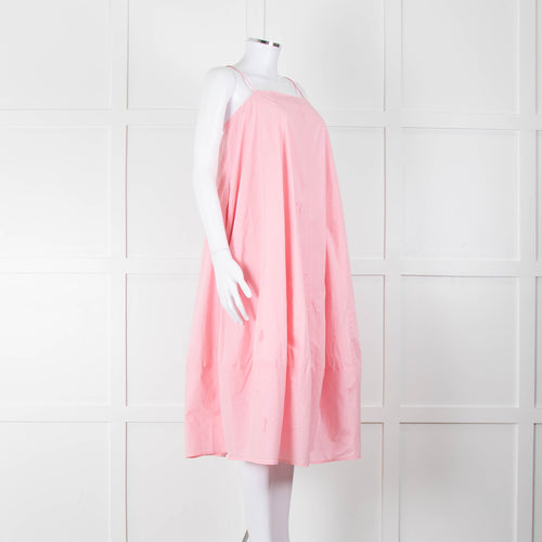 Free People Pale Pink Sleeveless Cotton Dress