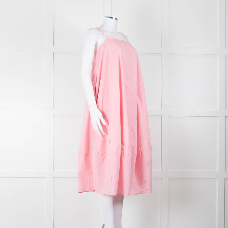 Free People Pale Pink Sleeveless Cotton Dress