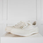 Alexander McQueen White Deck Lace Up Plimsoll