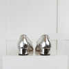 Chanel Resort 2019 Metallic Silver Mary Jane Pumps
